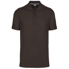 Polo Manches Courtes Homme Marron (Chocolate) – WK. Designed To Work