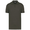 Polo manches courtes homme Vert Dark Khaki WK. Designed To Work