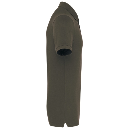 Polo manches courtes homme Vert Dark Khaki WK. Designed To Work – vue 3