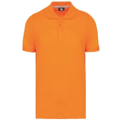 Polo Manches Courtes Orange WK. Designed To Work – 200 g/m²