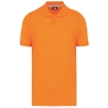 Polo Manches Courtes Orange WK. Designed To Work – 200 g/m²