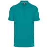 Polo manches courtes Bleu Teal WK. Designed To Work – Antibactérien