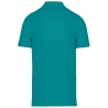 Polo manches courtes Bleu Teal WK. Designed To Work – Antibactérien – vue 2