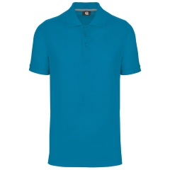 Polo manches courtes Tropical Blue WK. Designed To Work – 200 g/m²