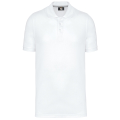 Polo manches courtes blanc homme WK. Designed To Work
