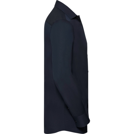 Chemise Homme Manches Longues Ultimate Stretch Marine – Russell – vue 3