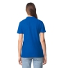 Polo Femme Softstyle Double Piqué Bleu Royal | Gildan – vue 3