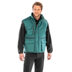 Bodywarmer matelassé Ripstop Result Vert Bottle Green