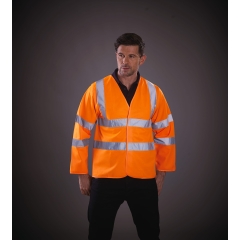 Gilet haute visibilité manches longues Orange Yoko – Classe 3