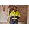 Veste Hi-vis Fontaine Jaune Fluo Marine – Yoko – vue 2