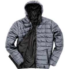 Veste doudoune de travail Noir Result – légère & coupe-vent