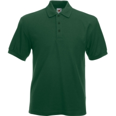 Polo Heavy 65/35 Fruit of the Loom – Coloris Vert (Bottle Green)