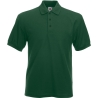 Polo Heavy 65/35 Fruit of the Loom – Coloris Vert (Bottle Green)