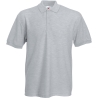 Polo Heavy 65/35 Fruit of the Loom – Gris (Heather Grey)