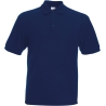 Polo Heavy 65/35 Fruit of the Loom – Coupe Droite Marine