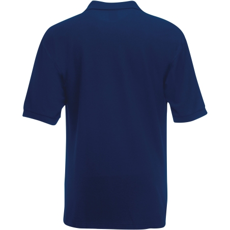 Polo Heavy 65/35 Fruit of the Loom – Coupe Droite Marine – vue 2