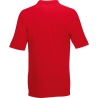 Polo Heavy 65/35 Rouge Fruit of the Loom – 230 g/m² – vue 2