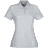 Polo Femme Gris Chiné 65/35 Fruit of the Loom – 180 g/m²