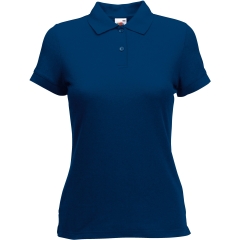 Polo Femme Marine 65/35 180 g/m² – Fruit of the Loom