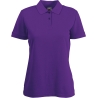 Polo Femme Violet 65/35 Fruit of the Loom – 180 g/m²
