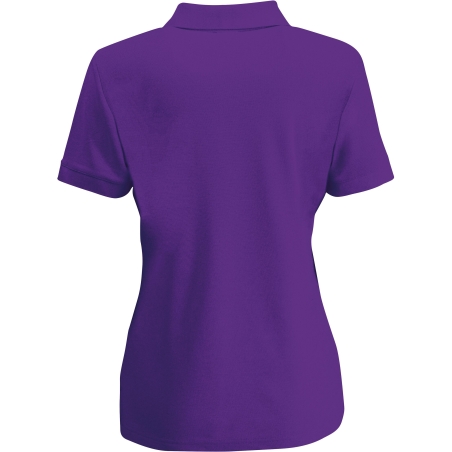 Polo Femme Violet 65/35 Fruit of the Loom – 180 g/m² – vue 2