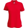 Polo Femme Rouge 65/35 180 g/m² – Fruit of the Loom