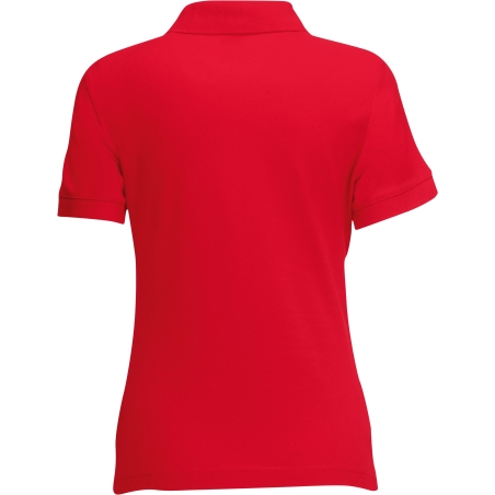 Polo Femme Rouge 65/35 180 g/m² – Fruit of the Loom – vue 2