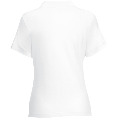 Polo Femme Blanc 180 g/m² – Fruit of the Loom (65/35) – vue 2