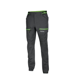Pantalon de travail Harmony homme Gris asphalte vert – U-Power