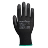 Gant de travail enduit PU haute dextérité Noir – Portwest A120