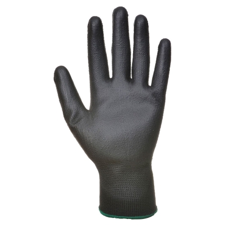 Gant de travail enduit PU haute dextérité Noir – Portwest A120