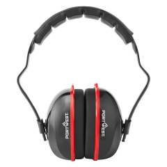Casque anti-bruit confort ultra-léger SNR 31 dB Noir – Portwest PW43