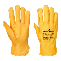Gant driver cuir matelassé doublé polaire Bronze – Portwest A271