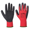 Gant de protection anti-coupure niveau 2 enduit Rouge/noir – Portwest AB174