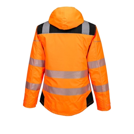 Parka haute visibilité hiver isolante classe 3 Orange/noir – Portwest T400