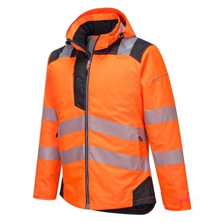 Parka haute visibilité hiver isolante classe 3 Orange/noir – Portwest T400