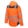 Parka haute visibilité hiver isolante classe 3 Orange/noir – Portwest T400