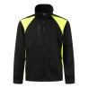 Veste de travail stretch polyester coton recyclé Noir/jaune – Portwest CD885