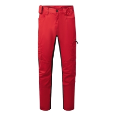 Pantalon de travail éco-conçu stretch avec genouillères WX2 Rouge foncé – Portwest CD881