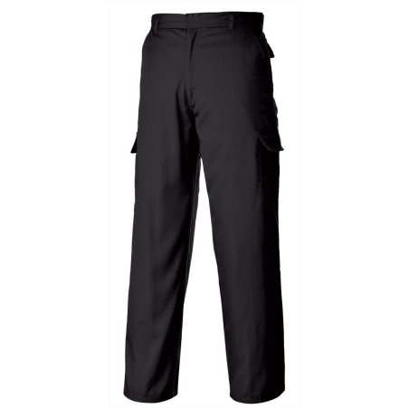 Pantalon combat multipoches tissu Kingsmill robuste Noir – Portwest C701