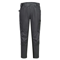Pantalon de travail éco-conçu stretch avec genouillères WX2 Gris métal – Portwest CD881