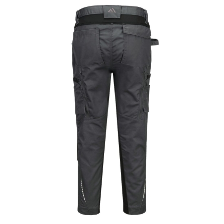 Pantalon de travail éco-conçu stretch avec genouillères WX2 Gris métal – Portwest CD881