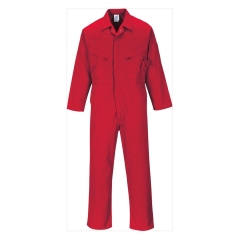 Combinaison de travail zippée Liverpool multipoches Rouge – Portwest C813