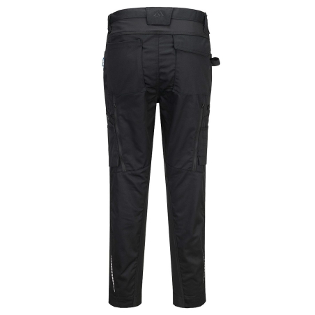 Pantalon de travail éco-conçu stretch avec genouillères WX2 Noir – Portwest CD881