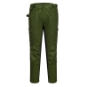 Pantalon de travail éco-conçu stretch avec genouillères WX2 Vert olive – Portwest CD881