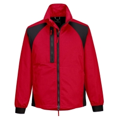 Veste de travail stretch polyester coton recyclé Rouge foncé – Portwest CD885