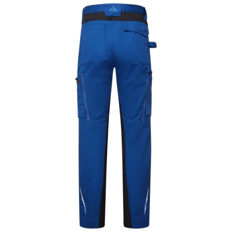 Pantalon de travail éco-conçu stretch avec genouillères WX2 Bleu quartz – Portwest CD881