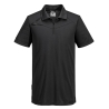 Polo de travail coupe active polyester polypropylène Tout noir – Portwest DX410