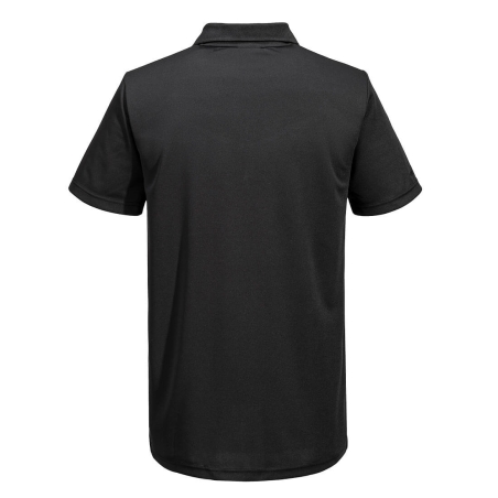 Polo de travail coupe active polyester polypropylène Tout noir – Portwest DX410