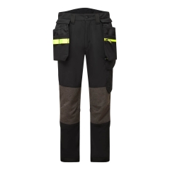 Pantalon de travail stretch multipoches Holster Noir – Portwest EV440